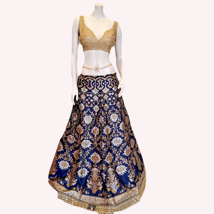 Banarasi Designer Navy