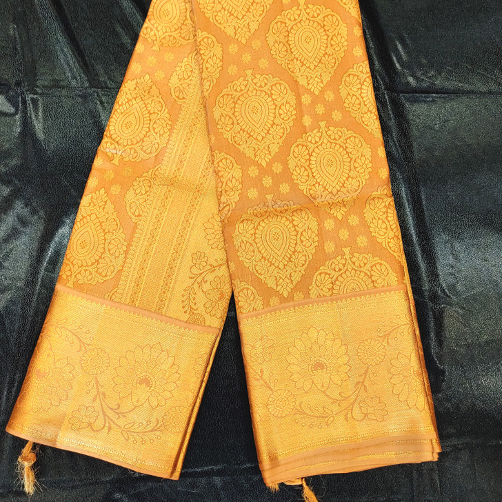 Kanchipuram Silk Gold Leaf