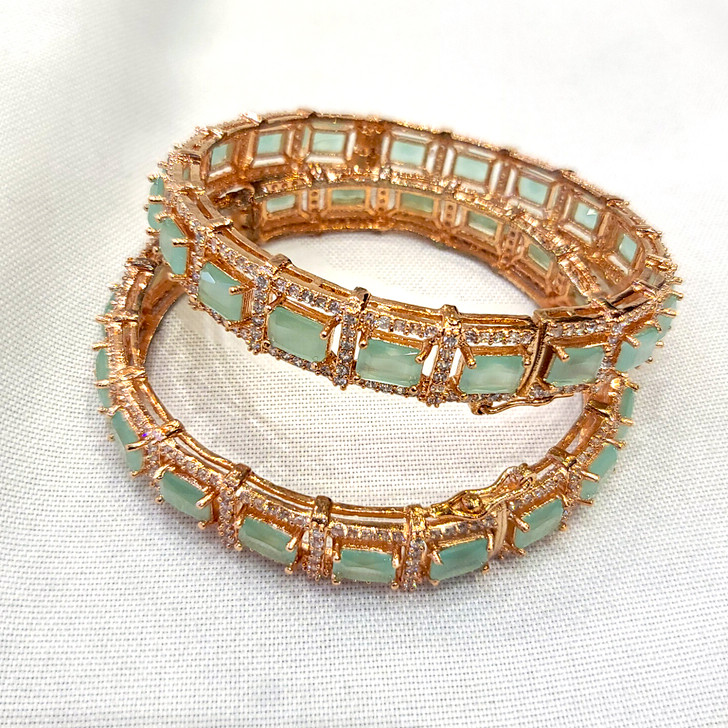 Multi-Pista stone Bangles