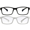 Webster Blue Light Protection Reading Glasses 2 Pack Black White