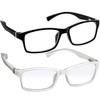 Webster Blue Light Protection Reading Glasses 2 Pack Black White