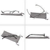 Value 3 Pack Half Frame Metal Reading Glasses