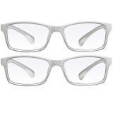 Webster Blue Light Protection Reading Glasses 2 Pack White