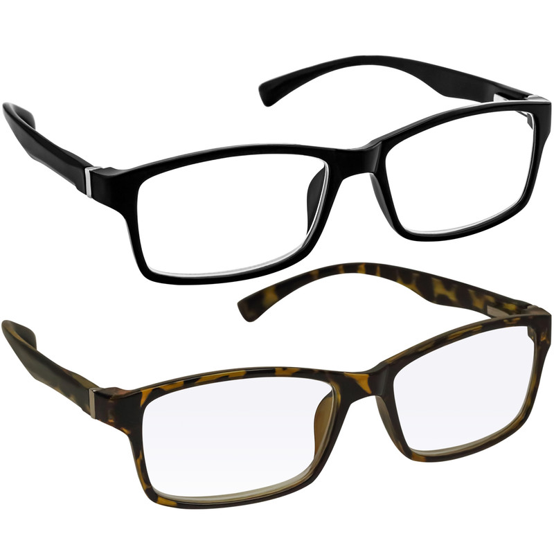 Webster Blue Light Protection Reading Glasses 2 Pack Black Tortoise