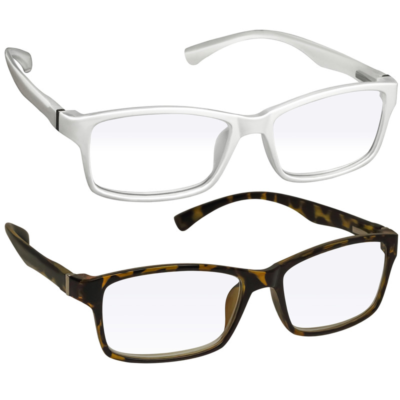 Webster Blue Light Protection Reading Glasses 2 Pack White Tortoise