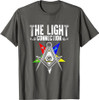 Light Connection OES Masonry Freemasonry Masonic Freemason T-Shirt