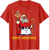 Masonic Santa Claus Mason Apron Merry Christmas And New Year T-Shirt