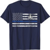 Masonic Police Thin Blue Line Flag Mason T-Shirt