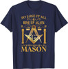 Masonic Square Compass Freemason T-Shirt