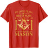Masonic Square Compass Freemason T-Shirt
