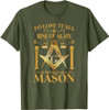 Masonic Square Compass Freemason T-Shirt