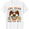 Scottish Rite Mason 32nd Masonic 32 AASR WD Valley Old Style T-Shirt