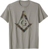 Masonic Camo Square and Compass - Freemason T-Shirt T-Shirt