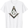 Masonic Camo Square and Compass - Freemason T-Shirt T-Shirt