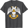 32nd Degree Masonic Scottish Rite Wings Down Father's Day T-Shirt
