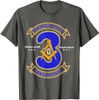 Prince Hall Mason Brotherhood 3 Degrees Of Light Freemason T-Shirt