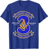 Prince Hall Mason Brotherhood 3 Degrees Of Light Freemason T-Shirt