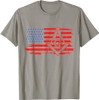 Mason Masonic US Flag Square T-Shirt
