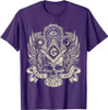 Masonic Skull God's Eye Faith Hope Charity Fathers Christmas T-Shirt