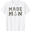 Made Man - Masonic Veteran Camo Design - Freemason T-Shirt T-Shirt