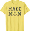 Made Man - Masonic Veteran Camo Design - Freemason T-Shirt T-Shirt