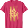 Masonic American Flag Square and Compass - Freemason T-Shirt
