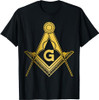 Mason Square & Compass Masonic Shriner Vintage Masonic T-Shirt