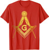 Mason Square & Compass Masonic Shriner Vintage Masonic T-Shirt