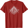 MASONIC SQUARE AND COMPASS FREEMASON ALL SEEING EYE T-Shirt