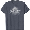MASONIC SQUARE AND COMPASS FREEMASON ALL SEEING EYE T-Shirt