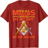 Freemason Real Masons Love and Light Masonic T-Shirt