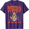 Freemason Real Masons Love and Light Masonic T-Shirt
