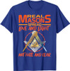 Freemason Real Masons Love and Light Masonic T-Shirt
