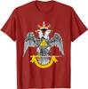 33rd Degree Mason T Shirt Masonic Tee Scottish Rite Down T-Shirt