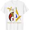Noble Shriner Mason The Life Of Traveler Freemason Christmas T-Shirt