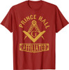 Masonic PHA Prince Hall Affiliated Square Compass Freemason T-Shirt