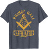 Masonic PHA Prince Hall Affiliated Square Compass Freemason T-Shirt