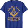 Masonic PHA Prince Hall Affiliated Square Compass Freemason T-Shirt