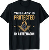 Freemason Wife Masonic Fraternal Freemasonry Square Compass T-Shirt