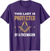 Freemason Wife Masonic Fraternal Freemasonry Square Compass T-Shirt