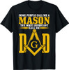 Mason Dad Square Compass Masonic Shriner Freemason T-Shirt