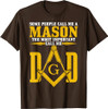 Mason Dad Square Compass Masonic Shriner Freemason T-Shirt