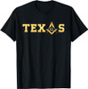 Texas - Masonic Square and Compass - Freemason T-Shirt