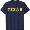 Texas - Masonic Square and Compass - Freemason T-Shirt