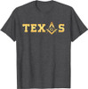 Texas - Masonic Square and Compass - Freemason T-Shirt