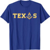Texas - Masonic Square and Compass - Freemason T-Shirt