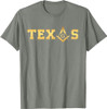 Texas - Masonic Square and Compass - Freemason T-Shirt