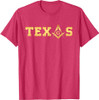 Texas - Masonic Square and Compass - Freemason T-Shirt