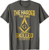 Mason Traveler Square Masonic Compass T-Shirt