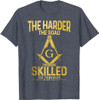 Mason Traveler Square Masonic Compass T-Shirt